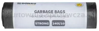 Worki na śmieci DONAU HOME, mocne (LDPE), 240l, 10 szt., czarne - 3