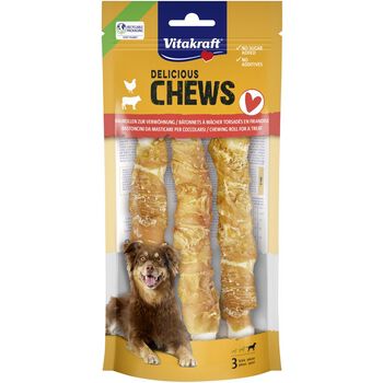 VITAKRAFT CHEWS deli rolls kurczak L 3szt. 140g