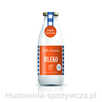Mleko Bocheńskie Polska Czerwona 3,2% Szkło 1L