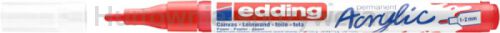Marker Akrylowy E-5300 Edding, 1-2 Mm, Matowa Czerwień