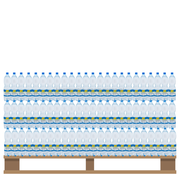 Woda Topseller źródlana lekko gazowana 1,5 l<br>(Paleta 504 szt.)