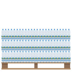 Woda Topseller źródlana lekko gazowana 1,5 l<br>(Paleta 504 szt.)