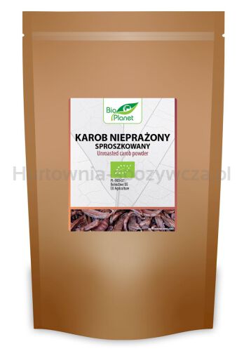 Karob Nieprażony Sproszkowany Bio 400 G - Bio Planet [BIO]