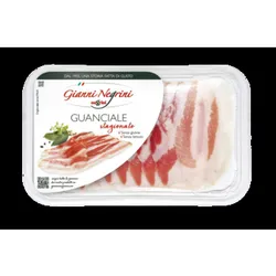 Guanciale plastry 80g Negrini