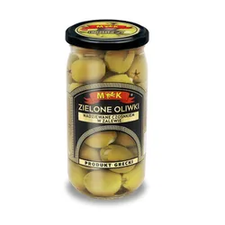Mk Oliwki Zielone Nadziewane Czosnkiem 350 G