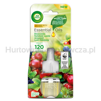 Air Wick Elektryczny Deszczowa Świeżość Lasów Amazonii/Lush Hideaway 19 Ml Wkład