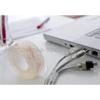 Taśma Biurowa Scotch® Crystal Clear (600), Transparentna, 19Mm, 33M, W Pudełku - 4