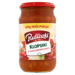 Pudliszki Klopsiki W Sosie Pomidorowym 600G