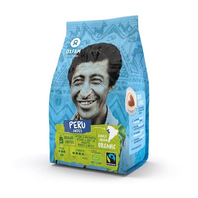 Oxfam Kawa Mielona Arabica 100 % Peru Fair Trade Bio 250 G [BIO]