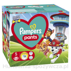 Pampers Pants Limited Edition Paw Patrol Pieluchomajtki Rozmiar 5, 12-17 Kg 66 Szt.
