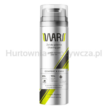 Wars Expert For Men Żel Do Golenia Green Protect Kompleks RoślinnyWitamina E 200Ml