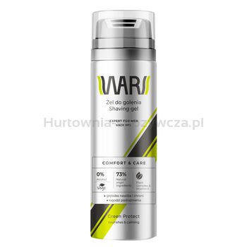 Wars Żel Do Golenia Green Protect Kompleks RoślinnyWitamina E 200Ml