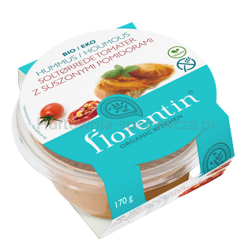 Hummus Z Suszonymi Pomidorami Bezglutenowy Bio 170 G - Florentin [BIO]