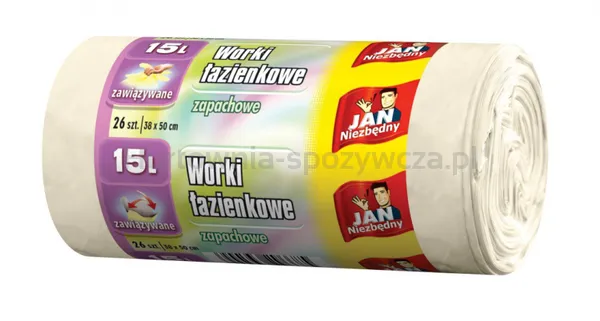 Jan Niezbędny Worki łazienkowe 15l, 26szt.