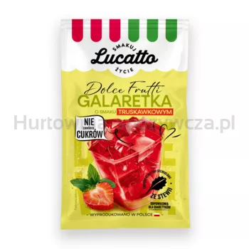 Lucatto Galaretka bez cukru truskawka 30g