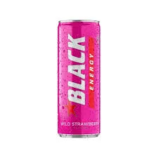 Black Energy Wild Strawberry Flavour 250 ml SK