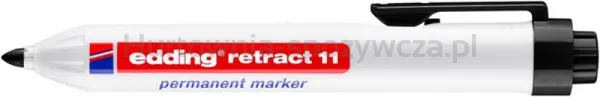 Edding Marker permanentny automatyczny e-11 1,5-3mm, czarny 