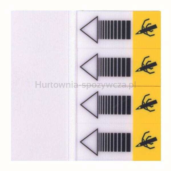 Q-Connect Zakładki indeksujące Sign-here, PP, 20x45mm, 4x40 kart.  - 2
