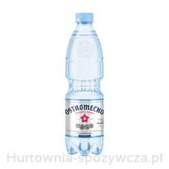 Ostromecko Naturalna Woda Mineralna Gazowana Niskosodowa Butelka 0,5 L Pet