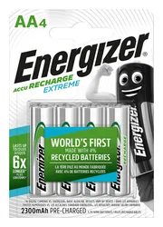 Akumulator Energizer Extreme, Aa, Hr6, 1,2V, 2300Mah, 4Szt.