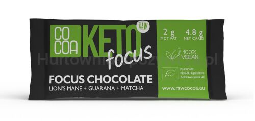 Czekolada Focus Keto Bio 40 G - Cocoa [BIO]