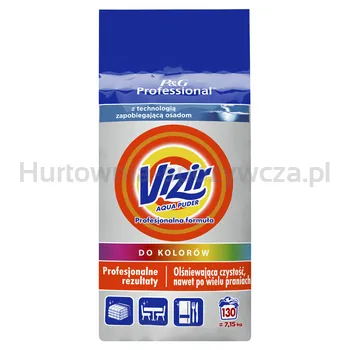 Vizir Proszek Do Prania Profesjonalna Formuła Do Kolorów 130 Prań 7,15 Kg