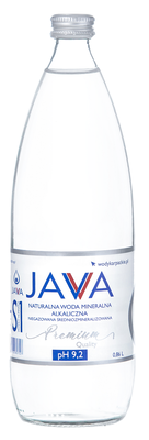 Naturalna Woda Mineralna Alkaliczna Niegazowana 860 Ml (Szkło) - Java [BIO]