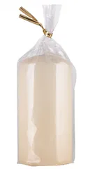 Świeca słupek DONAU HOME Standard Gloss, 50x100mm, kremowy