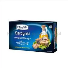 Helcom Sardynki w oleju roślinnym 125g