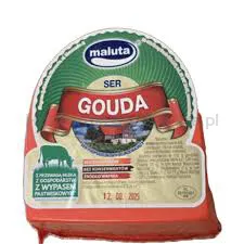 Maluta Ser Gouda 45 % tł bez barwników i Konserwantów Około 0,6 kg