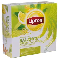 Herbata LIPTON Feel Good Selection, Balance, zielona, cytrusowa, 100 kopert - 2