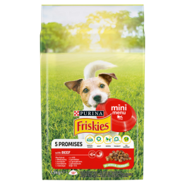 Friskies Karma Dla Psów Mini Menu Z Wołowiną 1,5 Kg
