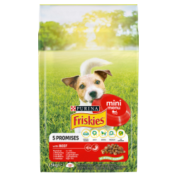 Friskies Karma Dla Psów Mini Menu Z Wołowiną 1,5 Kg