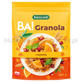 Bakalland Ba! Granola Z Żurawiną 300G