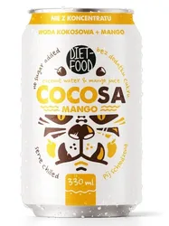 Woda kokosowa z sokiem z mango NFC 330 ml