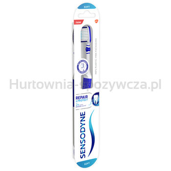 Sensodyne Odbudowa I Ochrona Szczoteczka Soft Delikatna Do Nadwrażliwych Zębów Z Cienkim Włosiem