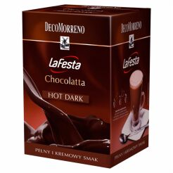 Decomorreno La Festa Chocolatta Hot Dark Napój Instant 250 G (10 Saszetek)