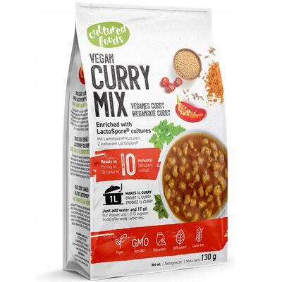 Mieszanka Na Danie Curry Wegańskie Bezglutenowe 130 G - Cultured Foods [BIO]