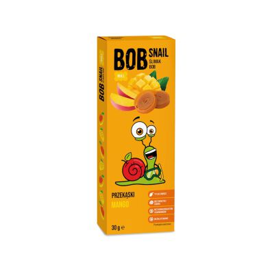 Przekąska Roll Mango Bez Dodatku Cukru Bezglutenowa 30 G - Bob Snail [BIO]