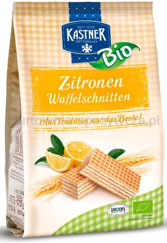 Wafelki z kremem cytrynowym BIO 175 g