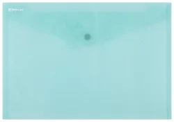 Teczka kopertowa DONAU zatrzask, PP, A4, 180mikr., zielona