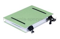 Fascykuła DONAU z etykietą, tektura/PP, A4, mix kolorów - 4