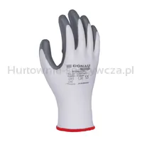 Rękawice DONAU SAFETY Nitrile 01, kat. II, rozm. 6, szare - 2