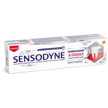 Sensodyne Nadwraz?Liwos?C? I Dzia?Sła Whitening Wybielająca Pasta Do Nadwrażliwych Ze?Bo?W, 75 Ml