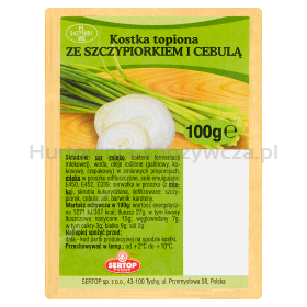 Sertop Kostka Topiona Ze Szczypiorkiem I Cebulą  100 G