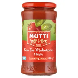 Mutti Sos pomidorowy do makaronu z bazylią 400g