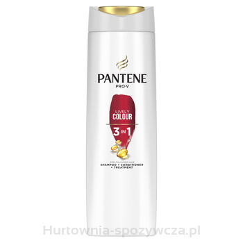 Pantene Pro-V Lśniący Kolor 3W1 Szampon Do Włosów Farbowanych 360 Ml