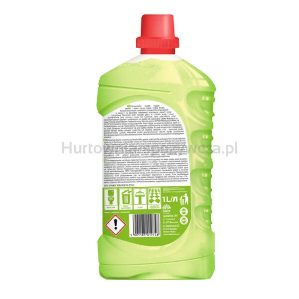 Uniwersalny płyn myjący PUCEK, o zapachu trawy cytrynowej, 1000 ml - 2