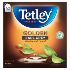 Tetley Herbata Golden Earl Greyczarna Aromatyzowana 180 G (100 X 1,8 G)