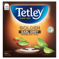 Tetley Herbata Golden Earl Grey 100 Torebek X 1,8G